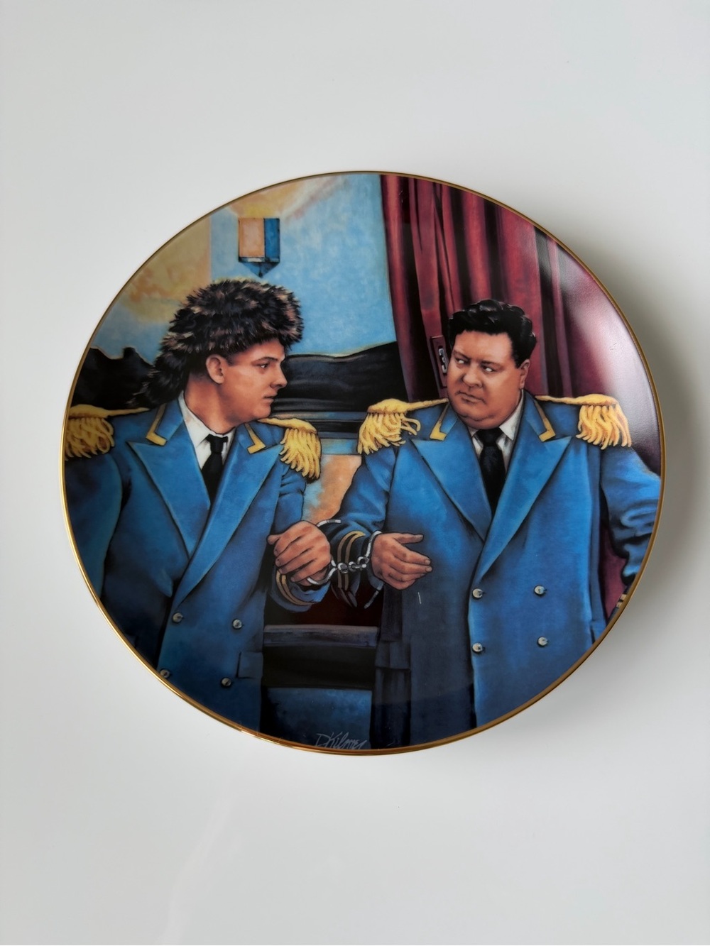 Vintage 1988 The Honeymooners “The Only Way To Travel” Collector Plate-Hamilton